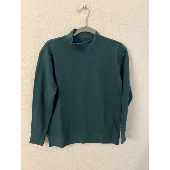 Lands End green turtleneck womens shirt size XS 2-4 - Picture 1 of 5
